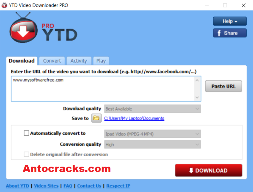 YTD Video Downloader 7.6.0.4 Crack Plus License Key 2023